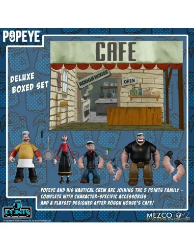 Popeye Deluxe Box Set Action Figures 5 Points 9 cm - 3 - 