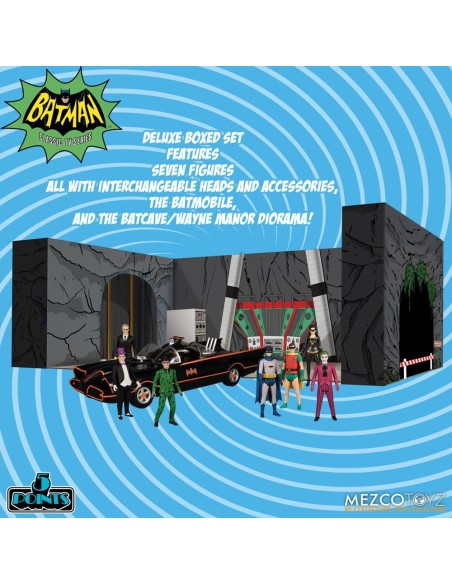 Batman 1966 Deluxe Box Set 7 Action Figures 5 Points 9 cm - 3 - 