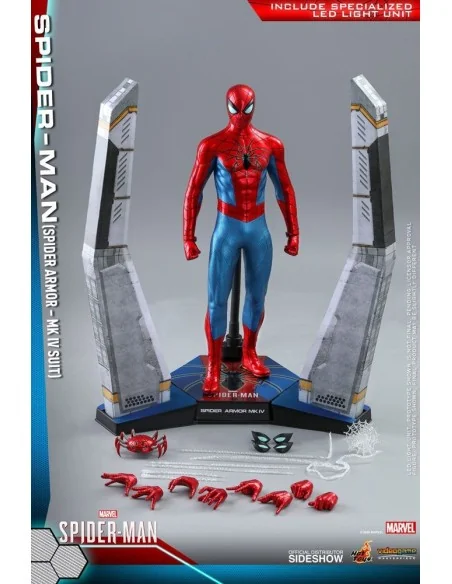 Marvel: Spider-Man Game - Spider Armor MK IV Suit 1:6 Scale Figure - 3