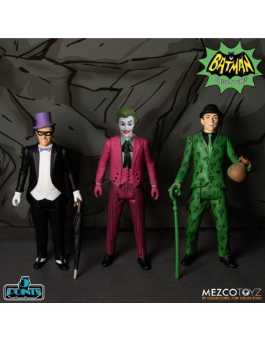 Batman 1966 Deluxe Box Set 7 Action Figures 5 Points 9 cm - 24 - 