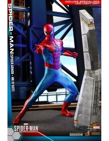 Marvel: Spider-Man Game - Spider Armor MK IV Suit 1:6 Scale Figure - 7