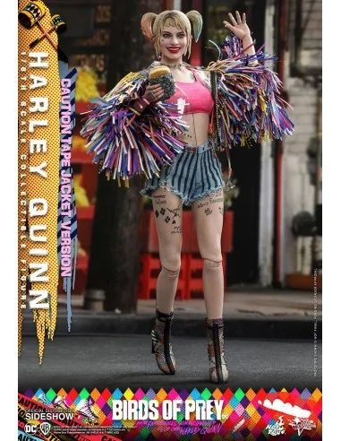 Birds of Prey Harley Quinn Caution Tape Jacket Version 1:6 29 cm MMS566