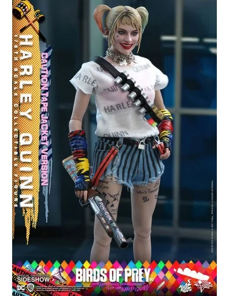 Birds of Prey Harley Quinn Caution Tape Jacket Version 1:6 29 cm MMS566