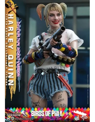 Birds of Prey Harley Quinn Caution Tape Jacket Version 1:6 29 cm MMS566