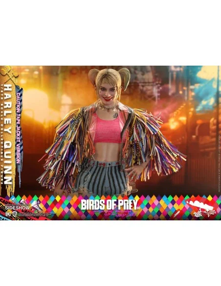 Birds of Prey Harley Quinn Caution Tape Jacket Version 1:6 29 cm MMS566