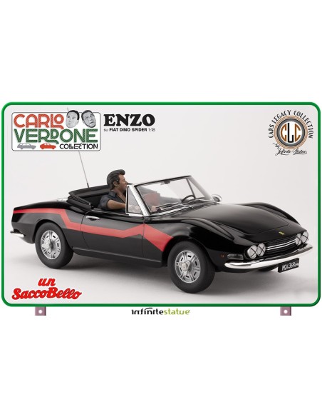 Enzo Su Fiat Dino Spider 1:18 Resin Car - 11 - 