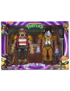 Neca Turtles in Time 2-Pack Pirate Rocksteady & Bebop 18 cm - 1