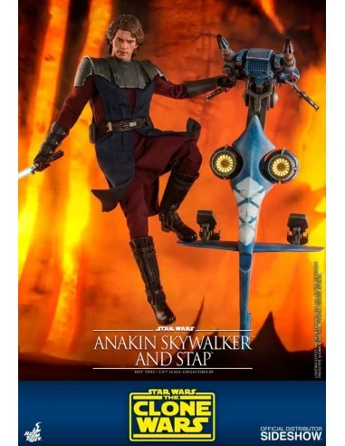 Star Wars The Clone Wars Action Figure 1/6 Anakin Skywalker & STAP 31 cm - 4 - 