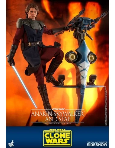 Star Wars The Clone Wars Action Figure 1/6 Anakin Skywalker & STAP 31 cm - 6 - 