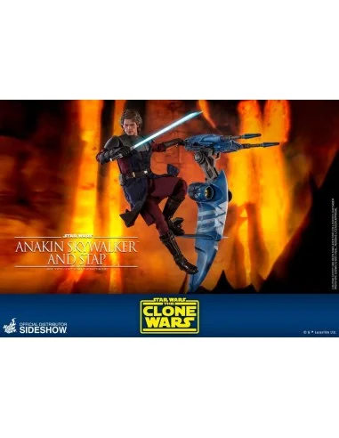 Star Wars The Clone Wars Action Figure 1/6 Anakin Skywalker & STAP 31 cm - 11 - 