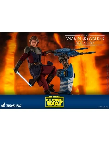 Star Wars The Clone Wars Action Figure 1/6 Anakin Skywalker & STAP 31 cm - 13 - 