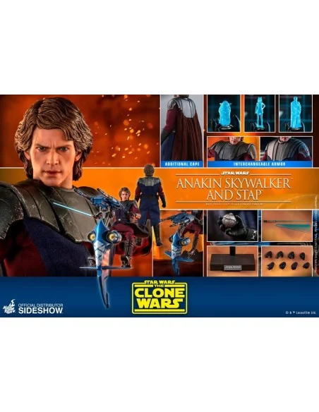 Star Wars The Clone Wars Action Figure 1/6 Anakin Skywalker & STAP 31 cm - 18 - 