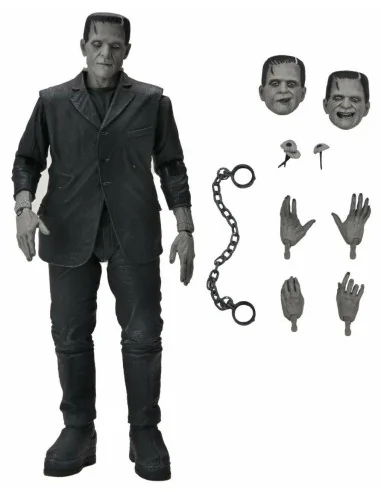 Universal Monsters Ultimate Black and White Frankenstein's Monster 7 inch Action Figure - 3 - 