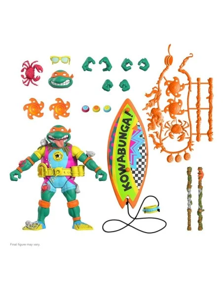 TMNT: Ultimates Wave 6 - Sewer Surfer Mike 7 inch Action Figure - 2 - 