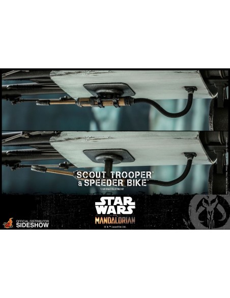 Scout Trooper & Speeder Bike Grogu Star Wars The Mandalorian 1/6 30 cm TMS017 - 17 - 