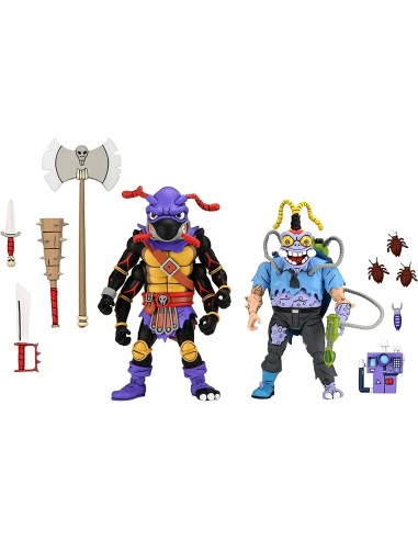 Antrax & Scumbug  Ninja Turtles 2-Pack 18 cm