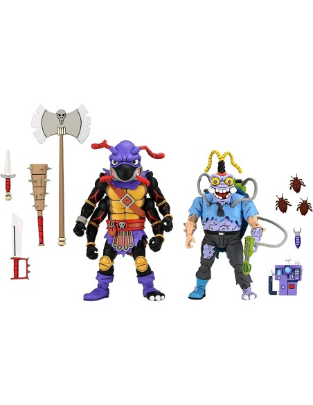 Antrax & Scumbug  Ninja Turtles 2-Pack 18 cm