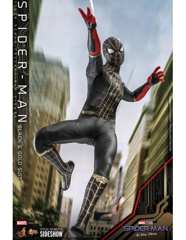 Spider-Man No Way Home 1/6 Black & Gold Suit 30 cm - 6 - 