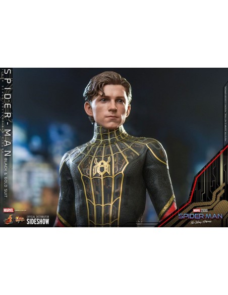 Spider-Man No Way Home 1/6 Black & Gold Suit 30 cm - 10 - 