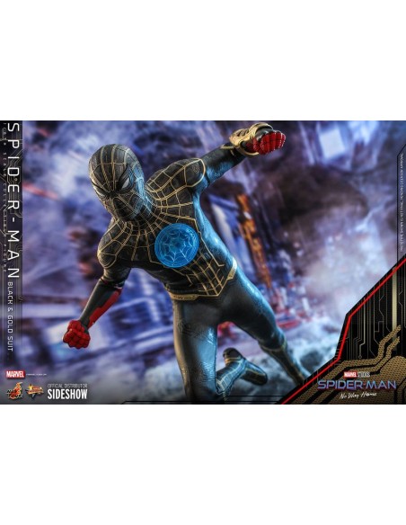 Spider-Man No Way Home 1/6 Black & Gold Suit 30 cm - 19 - 