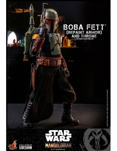 Star Wars The Mandalorian 1/6 Boba Fett Repaint Armor and Throne 30 cm - 9 - 