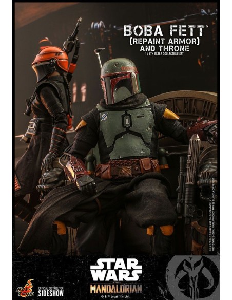 Star Wars The Mandalorian 1/6 Boba Fett Repaint Armor and Throne 30 cm - 10 - 