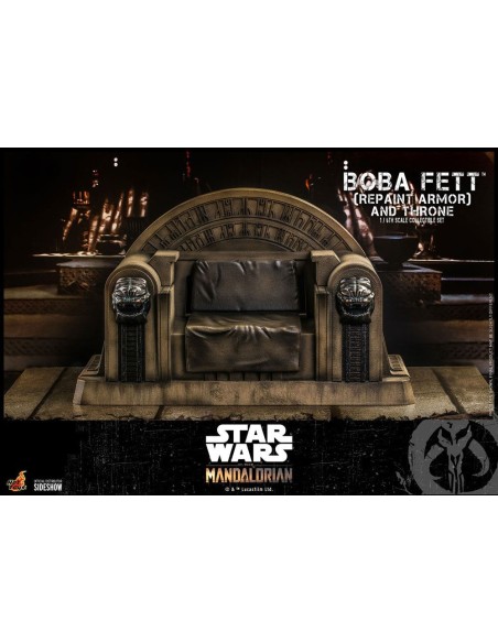 Star Wars The Mandalorian 1/6 Boba Fett Repaint Armor and Throne 30 cm - 18 - 