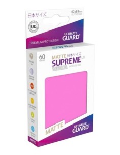 Ultimate Guard Supreme UX Sleeves Japanese Size Matte Pink (60)