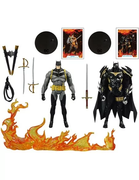 DC MultiverseBatman vs Azrael Batman Armor 18 cm