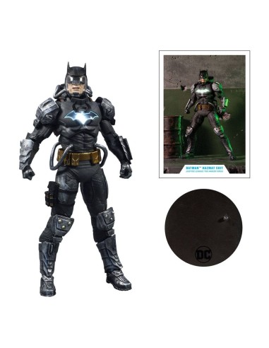 DC Multiverse  Batman Hazmat Suit Gold Label Light Up Batman Symbol 18 cm - 2 - 