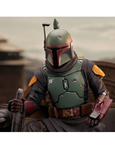 Star Wars: The Mandalorian Premier Collection 1/7 Boba Fett on Throne 24 cm - 6 - 