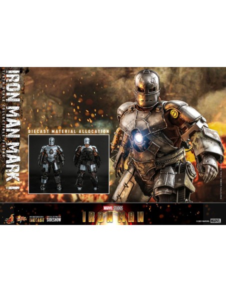 Iron Man Mark I 1/6 30 cm MMS605 D40 - 16 - 