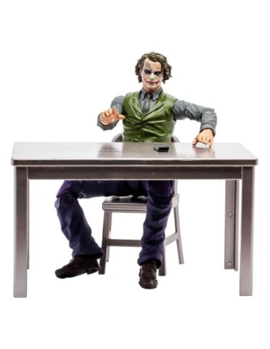 DC Multiverse Action Figure The Joker (Jail Cell Variant) (The Dark Knight) (Gold Label) 18 cm