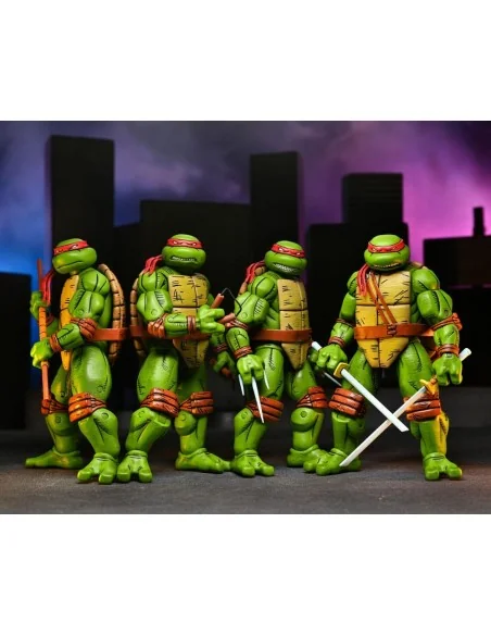 Teenage Mutant Ninja Turtles (Mirage Comics) Action Figures 4-Pack Leonardo, Raphael, Michelangelo, & Donatello 18 cm