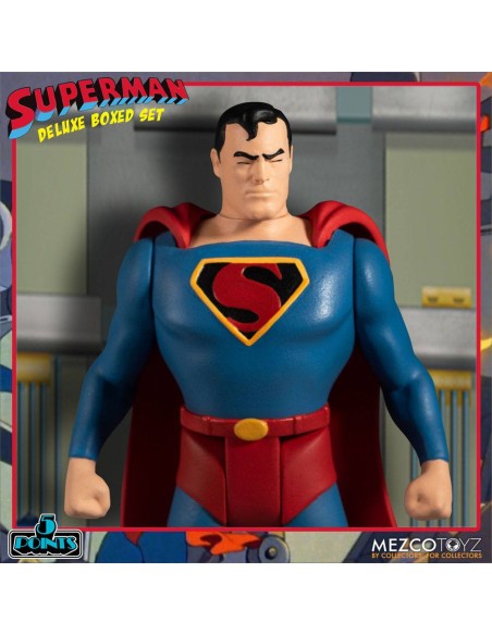 Superman The Mechanical Monsters (1941) 5 Points Action Figures Deluxe Box Set 10 cm