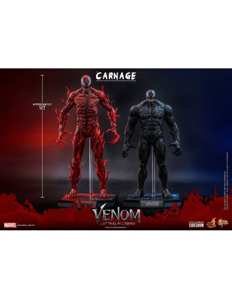 Venom Let There Be Carnage Deluxe MMS620 Ver 1/6 43 cm  Hot Toys