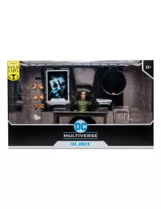 DC Multiverse Action Figure The Joker (Jail Cell Variant) (The Dark Knight) (Gold Label) 18 cm