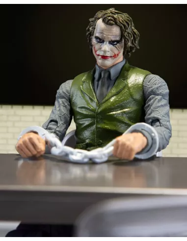 DC Multiverse Action Figure The Joker (Jail Cell Variant) (The Dark Knight) (Gold Label) 18 cm