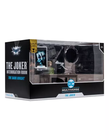 DC Multiverse Action Figure The Joker (Jail Cell Variant) (The Dark Knight) (Gold Label) 18 cm