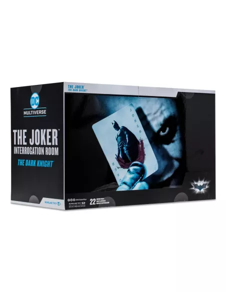 DC Multiverse Action Figure The Joker (Jail Cell Variant) (The Dark Knight) (Gold Label) 18 cm