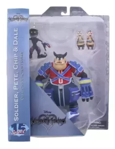 Disney Kingdom Hearts Soldier Pete Chip & Dale Pietro Gambadilegno 5-15cm  Diamond Select