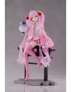 Hatsune Miku AMP PVC Statue Statue Sakura Miku Lantern Ver. Reissue 20 cm