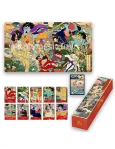 One Piece 1st Year Anniversary Set ENG Brown Box Sealed  BANDAI CARD GAME