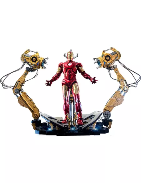 Iron Man Mark IV with Suit-Up Gantry 49 cm Quarter Scale