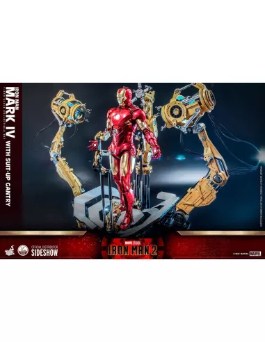 Iron Man Mark IV with Suit-Up Gantry 49 cm Quarter Scale