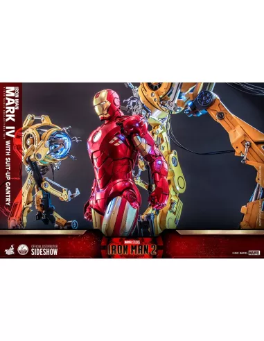 Iron Man Mark IV with Suit-Up Gantry 49 cm Quarter Scale