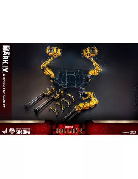 Iron Man Mark IV with Suit-Up Gantry 49 cm Quarter Scale