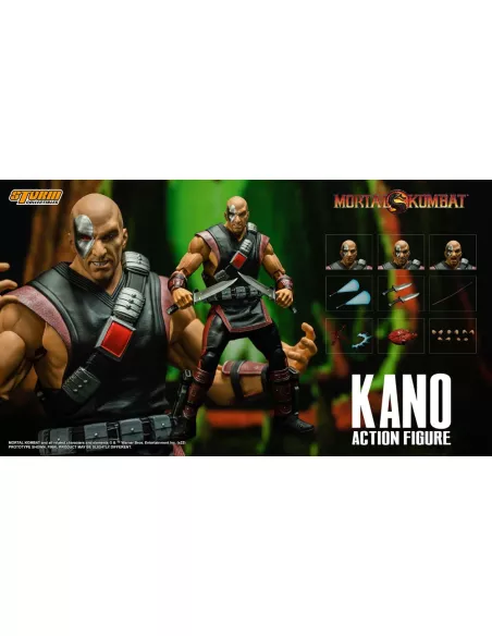 Mortal Kombat Action Figure 1/12 Kano 18 cm