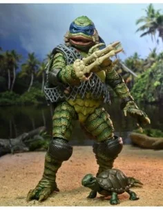 Universal Monsters x Teenage Mutant Ninja Turtles Scale Action Figure Leonardo as the Creature 18 cm