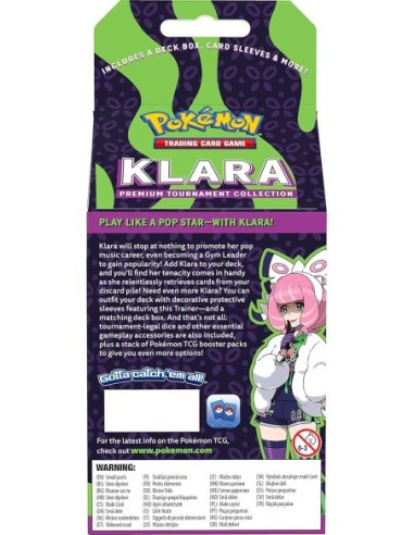 Klara Premium Tournament ENG 7 Boosters  Pokémon Company International